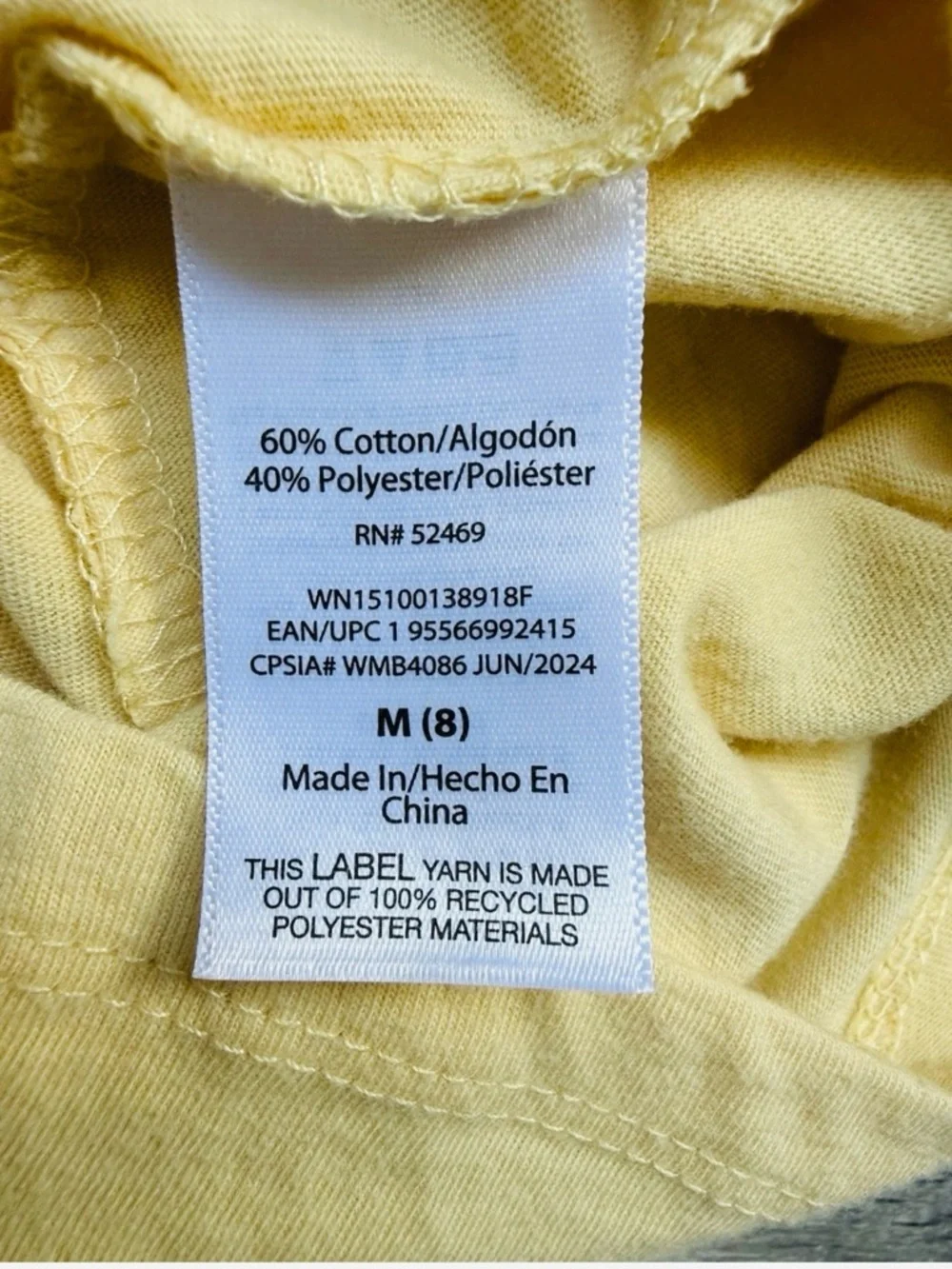 wonder nation Kids’ Sz M(8) Yellow Graphic 'Always Chillin' Tee T-Shirt NWOT